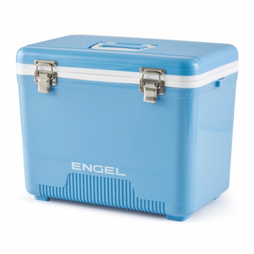 ENGEL 19 Quart Fishing Bait Dry Box Ice Cooler with Shoulder Strap, Arctic  Blue, 1 Piece - City Market