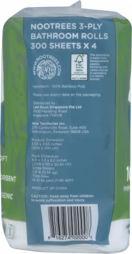 NooTrees Bamboo Bath Tissue Perspective: left