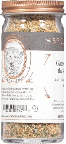 The Spice House Gateway to the North Maple Garlic Seasoning Perspective: left