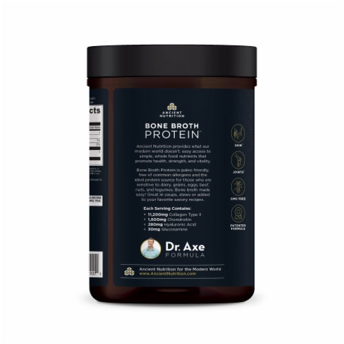 Ancient Nutrition Protein Pure Bone Broth Perspective: left