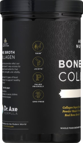 Ancient Nutrition Pure Bone Broth Collagen Powder Perspective: left