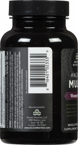 Ancient Nutrition Ancient Multi's Women's 40+ Multivitamin Capsules Perspective: left