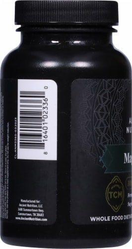 Ancient Nutrition Magnesium Capsules Perspective: left
