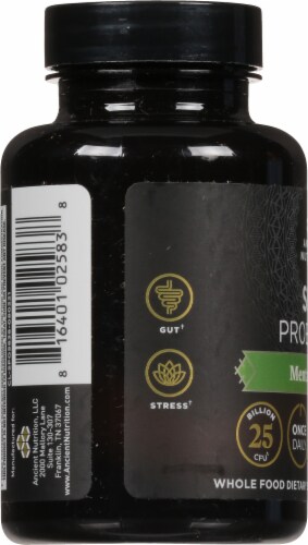 Ancient Nutrition Mental Clarity Once Daily Probiotics Perspective: left