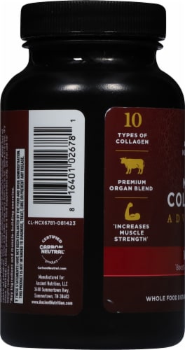 Ancient Nutrition Multi Collagen Advanced Perspective: left