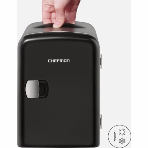 Chefman Mini Portable Fridge and Warmer - Black Perspective: left