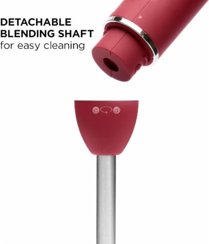 Chefman Immersion Stick 300 Watt Hand Blender - Red, 1 ct - QFC