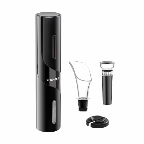 Chefman Battery Powered Wine Opener Perspective: left