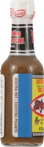 El Yucateco Xxxtra Hot Chile Habanero Sauce Perspective: left