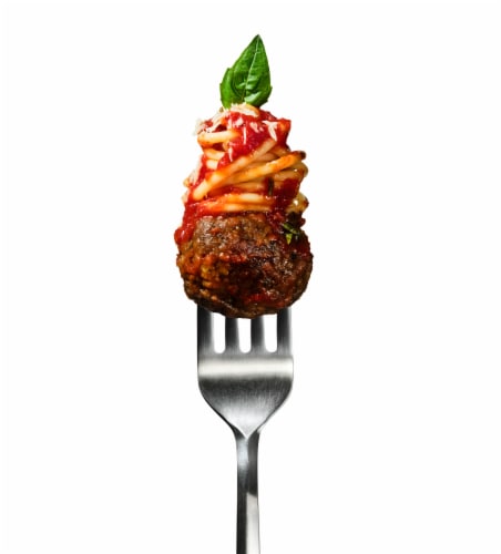 Impossible® Plant-Based Frozen Italian Meatballs Perspective: left