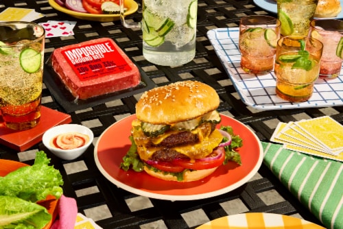 Impossible™ Plant-Based Beef Perspective: left