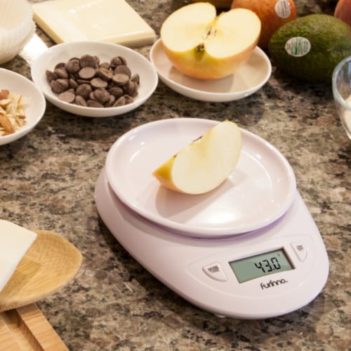Furinno FK150 DaPur Precision Kitchen Scale - White Perspective: left