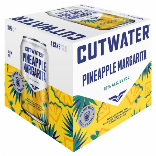 Cutwater Pineapple Margarita Perspective: left