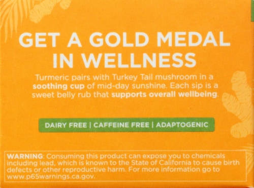 Four Sigmatic Organic Mushroom Golden Latte Mix Packets Perspective: left