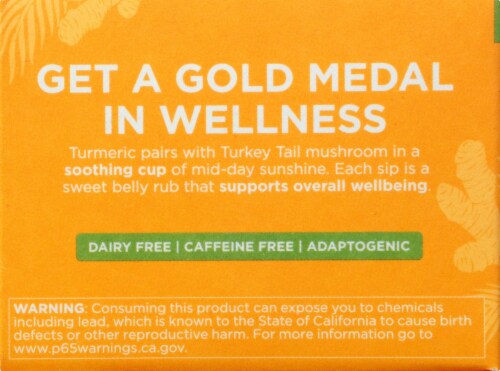 Four Sigmatic Organic Mushroom Golden Latte Mix Packets Perspective: left