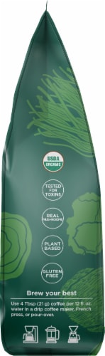 Four Sigmatic Defend Medium Roast Mushroom Ground Coffee with Probiotics Perspective: left