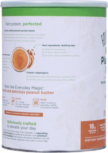 Four Sigmatic Repair Peanut Butter Plant-Based Protein with Superfoods Perspective: left