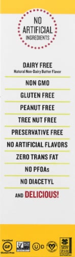 SkinnyPop Butter Flavor Microwavable Popcorn Bags 3 Count Perspective: left