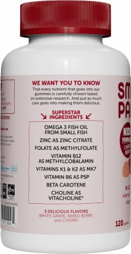 SmartyPants® Kids Complete Cherry Berry Multivitamin Gummies Perspective: left