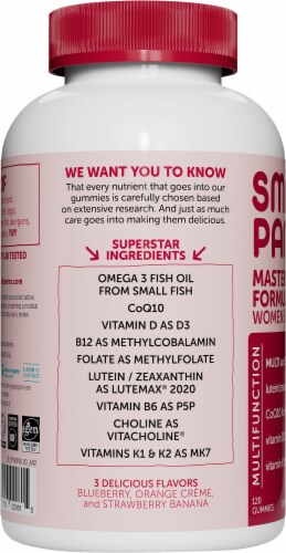 SmartyPants® Masters Complete Women's 50 Plus Multivitamin Gummies Perspective: left