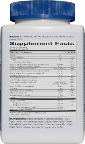 SmartyPants Organics Men's Complete Multivitamin Gummies Perspective: left