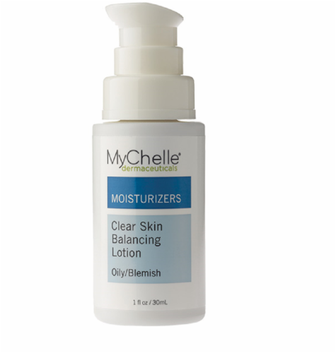 MyChelle Natural Skin Care Clear Skin Balancing Lotion Perspective: left