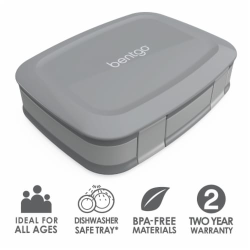 Bentgo Fresh Bento Box - Gray Perspective: left