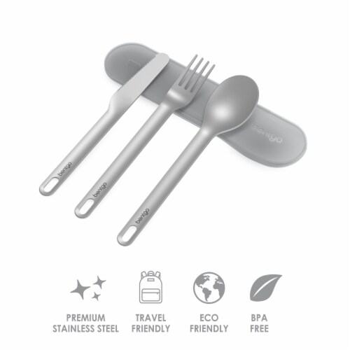 Bentgo® Portable Travel Utensil Set Perspective: left