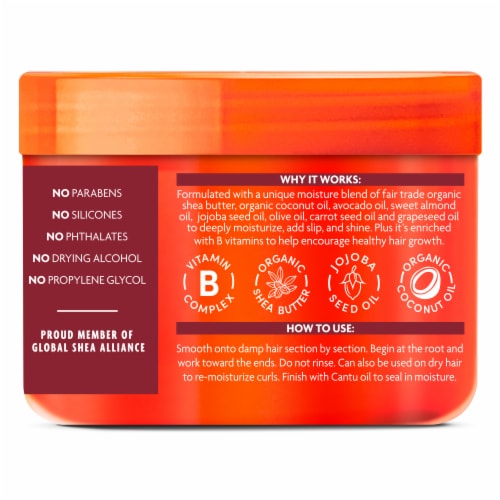 Cantu® Shea Butter Coconut Curling Cream Perspective: left