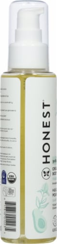 Honest® Organic Fragrance Free Body Oil Perspective: left