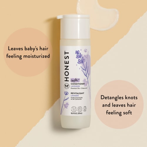 The Honest Company Calm Lavender Conditioner Perspective: left