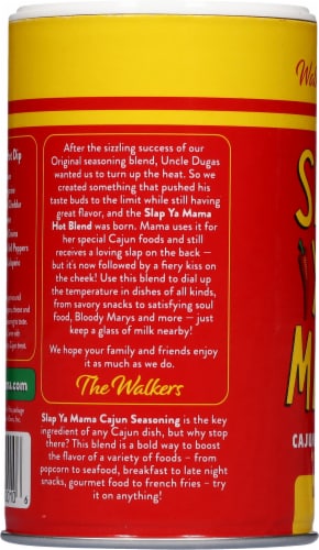 Slap Ya Mama® Hot Blend Cajun Seasonimg Perspective: left