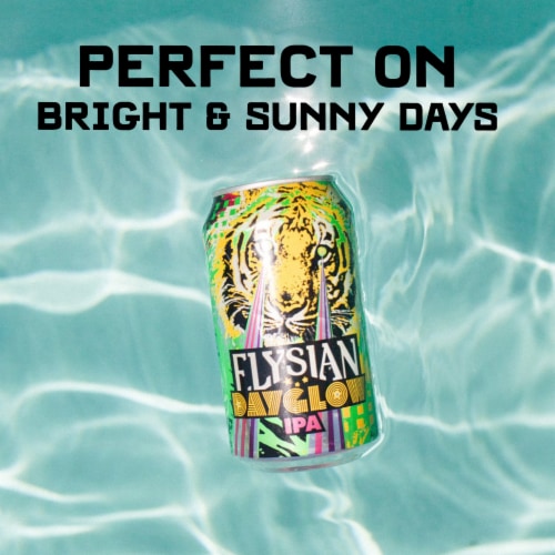 Elysian Dayglow IPA Craft Beer Perspective: left