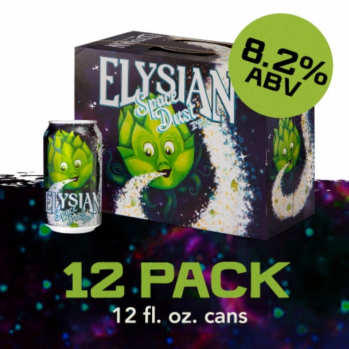 Elysian Space Dust Craft IPA Beer Perspective: left