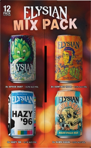 Elysian Brewing Mix Pack Perspective: left