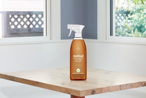 Method Daily Wood Cleaner, Almond Perspective: left