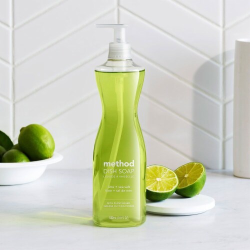 Method Lime + Sea Salt Dish Soap Perspective: left