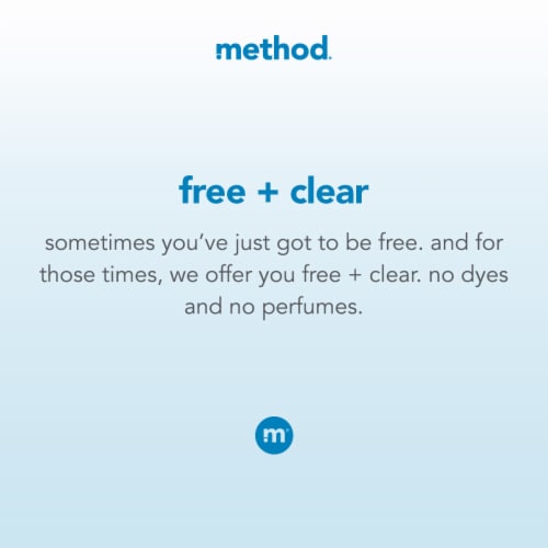 Method® Free + Clear Laundry Detergent Perspective: left