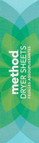 Method Beach Sage Dryer Sheets Perspective: left