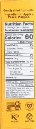 BEAR® Apple-Pear Mango Fruit Rolls Perspective: left