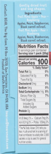 Bear Fruit Minis Fruit Snacks Perspective: left