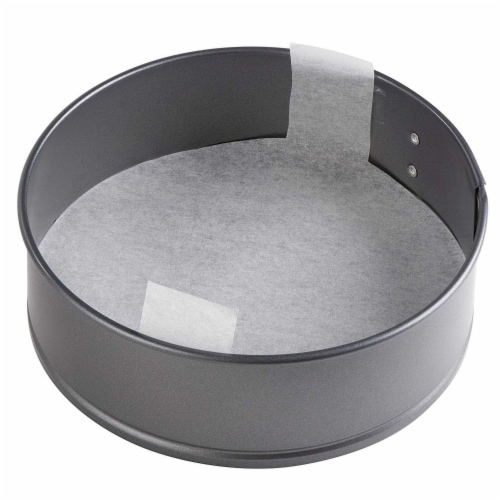 100 Sheets 9" Non Stick Parchment Paper with Easy Lift Tab, for Baking, Dutch Oven, Air Fryer Perspective: left