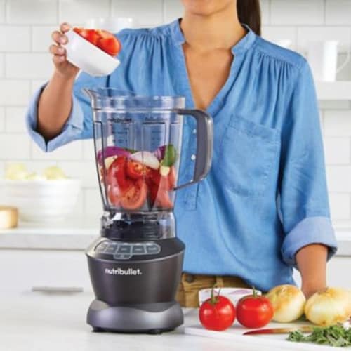 NutriBullet Blender Combo With Single Serve Cups NBF50500, Color