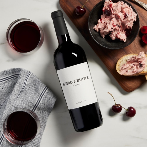 Bread & Butter Merlot California Red Wine Perspective: left