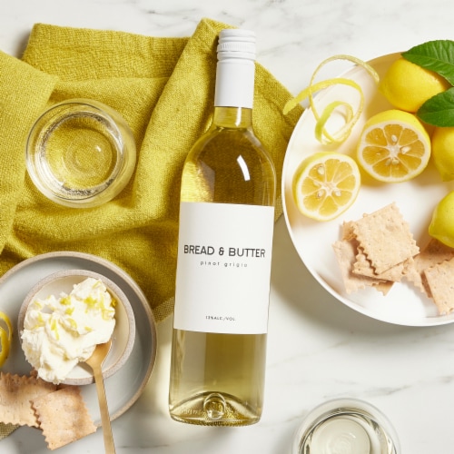 Bread Butter Pinot Grigio California White Wine 750 mL Gerbes