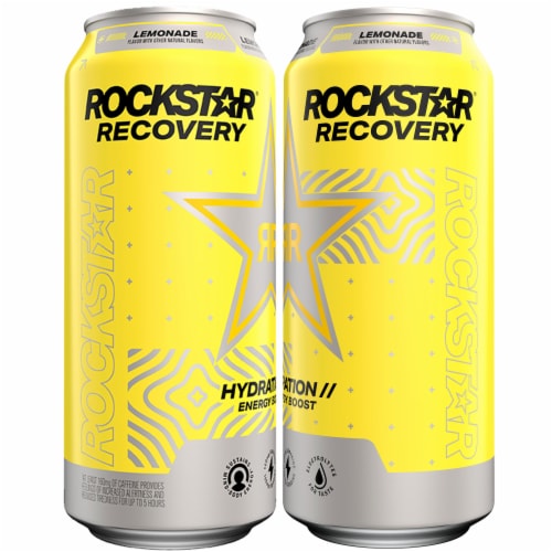 Rockstar Recovery Lemonade 16 Fl Oz Perspective: left