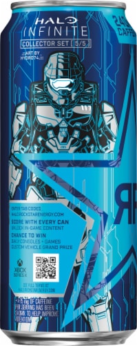 Rockstar Blackberry Goji Energy Drink Perspective: left