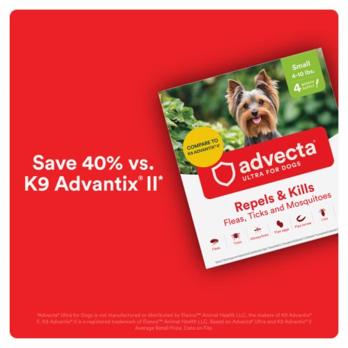 Advecta Ultra Flea & Tick Applicator for Small Dogs Perspective: left