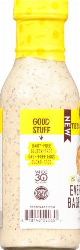 Tessemae's Organic Everything Bagel Ranch Dressing Perspective: left
