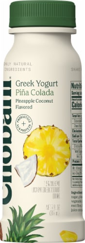 Chobani® Piña Colada Low Fat Greek Yogurt Drink Perspective: left